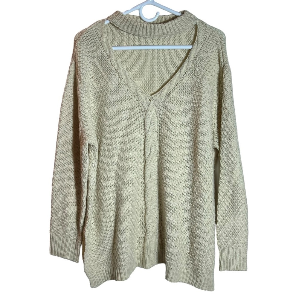 Epiphany Boutique Collar Knit Sweater, Large